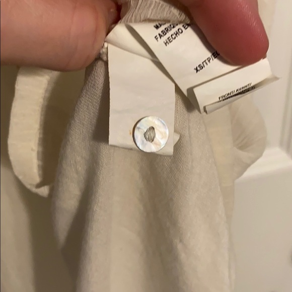 Lucky Brand sheer front sleeveless top - Picture 5 of 5